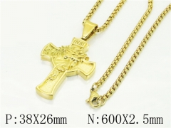 HY Wholesale Necklaces Stainless Steel 316L Jewelry Necklaces-HY41N0216HLW
