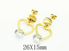 HY Wholesale Earrings 316L Stainless Steel Popular Jewelry Earrings-HY43E0679TKL