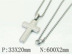 HY Wholesale Necklaces Stainless Steel 316L Jewelry Necklaces-HY41N0233HKD