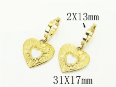 HY Wholesale Earrings 316L Stainless Steel Popular Jewelry Earrings-HY43E0573MA