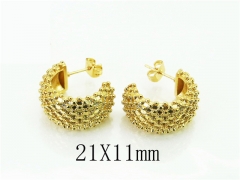 HY Wholesale Earrings 316L Stainless Steel Popular Jewelry Earrings-HY30E1539NL