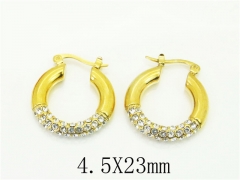 HY Wholesale Earrings 316L Stainless Steel Popular Jewelry Earrings-HY80E0816HHA