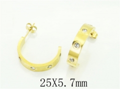 HY Wholesale Earrings 316L Stainless Steel Popular Jewelry Earrings-HY80E0827AML