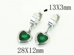 HY Wholesale Earrings 316L Stainless Steel Popular Jewelry Earrings-HY80E0821MS
