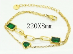 HY Wholesale Bracelets 316L Stainless Steel Jewelry Bracelets-HY80B1745SOL