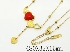HY Wholesale Necklaces Stainless Steel 316L Jewelry Necklaces-HY43N0095ND