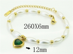 HY Wholesale Bracelets 316L Stainless Steel Jewelry Bracelets-HY80B1741SNL
