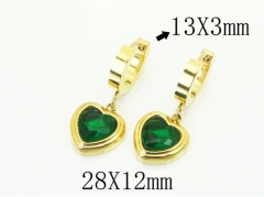 HY Wholesale Earrings 316L Stainless Steel Popular Jewelry Earrings-HY80E0823AML