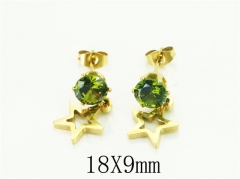 HY Wholesale Earrings 316L Stainless Steel Popular Jewelry Earrings-HY43E0662KQ