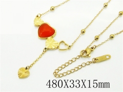 HY Wholesale Necklaces Stainless Steel 316L Jewelry Necklaces-HY43N0096NW