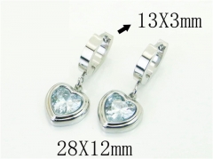 HY Wholesale Earrings 316L Stainless Steel Popular Jewelry Earrings-HY80E0820MW