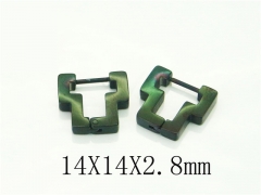 HY Wholesale Earrings 316L Stainless Steel Popular Jewelry Earrings-HY75E0153KC