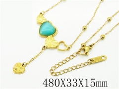 HY Wholesale Necklaces Stainless Steel 316L Jewelry Necklaces-HY43N0094NR