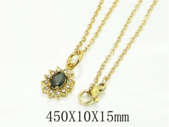 HY Wholesale Necklaces Stainless Steel 316L Jewelry Necklaces-HY15N0230TMJ