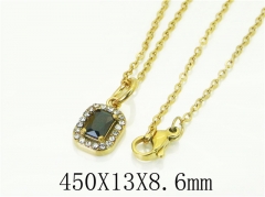 HY Wholesale Necklaces Stainless Steel 316L Jewelry Necklaces-HY15N0215EMJ