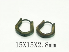 HY Wholesale Earrings 316L Stainless Steel Popular Jewelry Earrings-HY75E0166KG