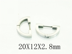 HY Wholesale Earrings 316L Stainless Steel Popular Jewelry Earrings-HY75E0190SJL