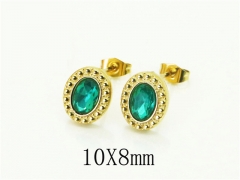 HY Wholesale Earrings 316L Stainless Steel Popular Jewelry Earrings-HY43E0639YKI