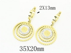 HY Wholesale Earrings 316L Stainless Steel Popular Jewelry Earrings-HY43E0523OR