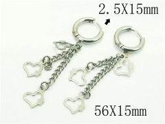 HY Wholesale Earrings 316L Stainless Steel Popular Jewelry Earrings-HY72E0074ZJL