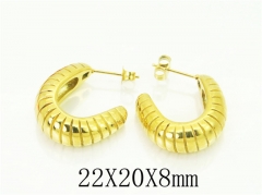 HY Wholesale Earrings 316L Stainless Steel Popular Jewelry Earrings-HY16E0202OE