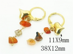 HY Wholesale Earrings 316L Stainless Steel Popular Jewelry Earrings-HY43E0513MY