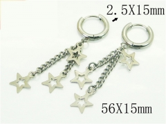 HY Wholesale Earrings 316L Stainless Steel Popular Jewelry Earrings-HY72E0073QJL