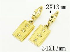 HY Wholesale Earrings 316L Stainless Steel Popular Jewelry Earrings-HY43E0553NW