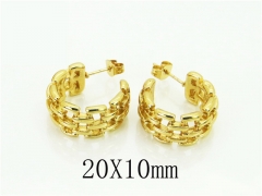 HY Wholesale Earrings 316L Stainless Steel Popular Jewelry Earrings-HY30E1541CNL