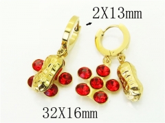HY Wholesale Earrings 316L Stainless Steel Popular Jewelry Earrings-HY43E0621MW