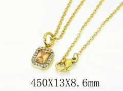 HY Wholesale Necklaces Stainless Steel 316L Jewelry Necklaces-HY15N0222ZMJ