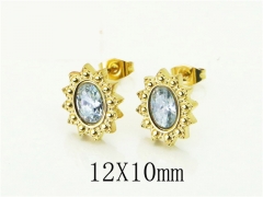 HY Wholesale Earrings 316L Stainless Steel Popular Jewelry Earrings-HY43E0640QKI