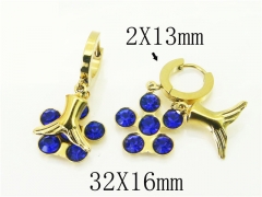 HY Wholesale Earrings 316L Stainless Steel Popular Jewelry Earrings-HY43E0580MA