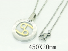 HY Wholesale Necklaces Stainless Steel 316L Jewelry Necklaces-HY74N0184GOO