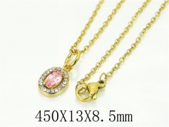 HY Wholesale Necklaces Stainless Steel 316L Jewelry Necklaces-HY15N0214EMJ