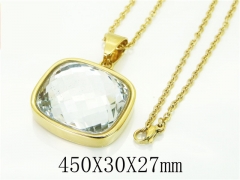 HY Wholesale Necklaces Stainless Steel 316L Jewelry Necklaces-HY15N0168HPY