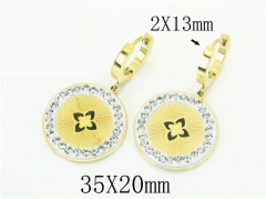 HY Wholesale Earrings 316L Stainless Steel Popular Jewelry Earrings-HY43E0522OT