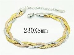 HY Wholesale Bracelets 316L Stainless Steel Jewelry Bracelets-HY53B0146ML