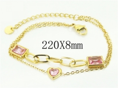 HY Wholesale Bracelets 316L Stainless Steel Jewelry Bracelets-HY80B1746ZOL
