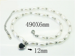 HY Wholesale Necklaces Stainless Steel 316L Jewelry Necklaces-HY80N0717OT