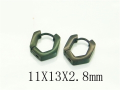 HY Wholesale Earrings 316L Stainless Steel Popular Jewelry Earrings-HY75E0176KD