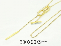 HY Wholesale Necklaces Stainless Steel 316L Jewelry Necklaces-HY81N0393OB