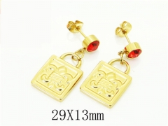 HY Wholesale Earrings 316L Stainless Steel Popular Jewelry Earrings-HY60E1660JS
