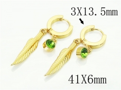 HY Wholesale Earrings 316L Stainless Steel Popular Jewelry Earrings-HY60E1503WJO