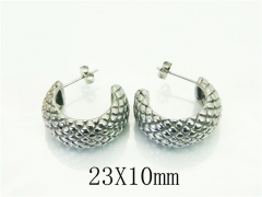 HY Wholesale Earrings 316L Stainless Steel Popular Jewelry Earrings-HY06E0405OF