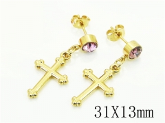 HY Wholesale Earrings 316L Stainless Steel Popular Jewelry Earrings-HY60E1617JB