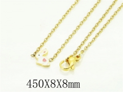 HY Wholesale Necklaces Stainless Steel 316L Jewelry Necklaces-HY81N0430KC