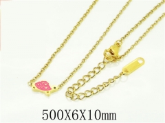 HY Wholesale Necklaces Stainless Steel 316L Jewelry Necklaces-HY81N0432KB