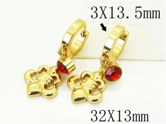 HY Wholesale Earrings 316L Stainless Steel Popular Jewelry Earrings-HY60E1538RJO