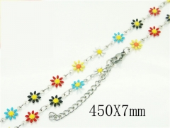HY Wholesale Necklaces Stainless Steel 316L Jewelry Necklaces-HY39N0706OS